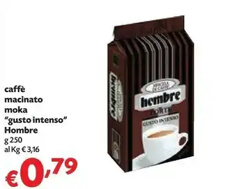 Pam Intenso Hombre Caffe Macinato Moka offerta