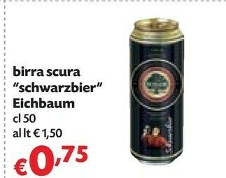 Eichbaum Birra Scura "Schwarzbier"