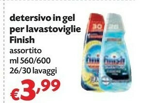 Pam Finish Detersivo In Gel Per Lavastoviglie offerta