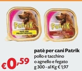 Pam Cibo per cani offerta