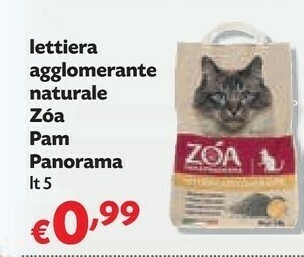 Pam Lettiera per gatti offerta