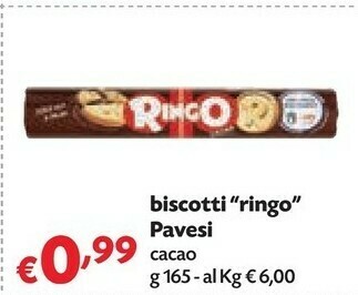 Pam Pavesi Ringo Cacao 165 G(ml) offerta