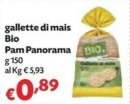 Pam Pam Panorama Gallette Di Mais offerta