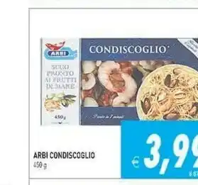 Gros Arbi Condiscoglio 450g offerta