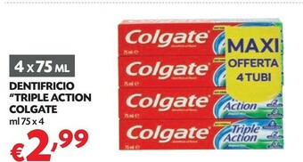 Pam Colgate Dentifricio Triple Action offerta