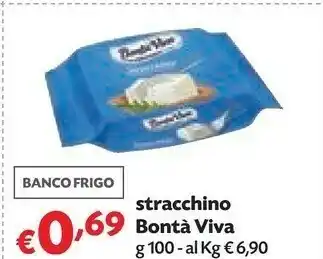 Pam Bontà viva Bonta Viva - Stracchino 100 G(ml) offerta