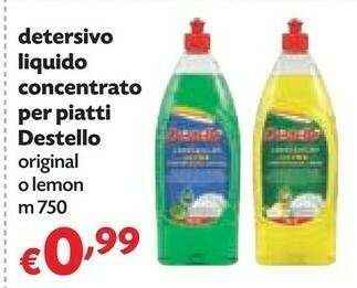 Pam Destello Detersivo Liquido Concentrato Per Piatti offerta