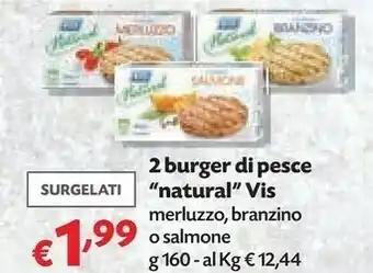 Pam Vis 2 Burger Di Pesce Natural offerta