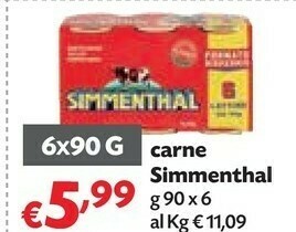 Pam Bolton alimentari spa Simmenthal 540 G(ml) offerta