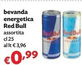 Pam Red bull Energy drink offerta