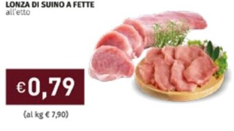 Prezzemolo e Vitale Lonza di Suino a Fette offerta