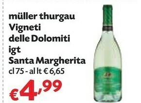 Pam Muller Thurgau offerta