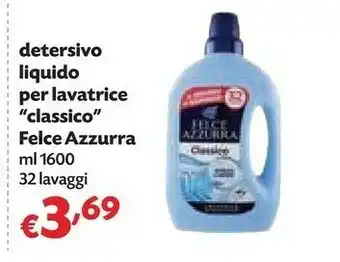 Pam Felce Azzurra Detersivo Liquido Per Lavatrice Classico offerta