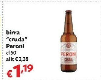 Pam Peroni Birra Cruda offerta