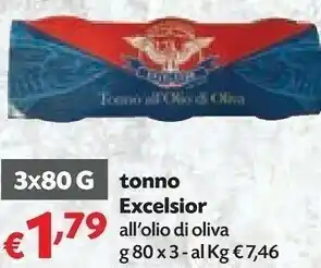 Panorama Excelsior Tonno All'Olio Di Oliva offerta