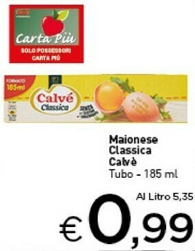 Crai Calvè Maionese Classica offerta