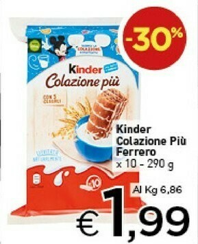 Crai Ferrero Ferrero - Kinder Colazione Più 290 g(ml) offerta