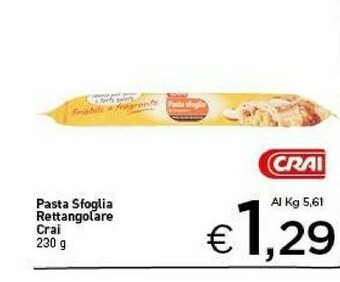 Crai Crai Pasta Sfoglia Rettangolare offerta