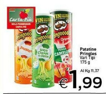 Crai Pringles Pringles Patatine offerta