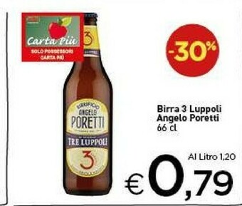 Crai Angelo Poretti Birra 3 Luppoli offerta