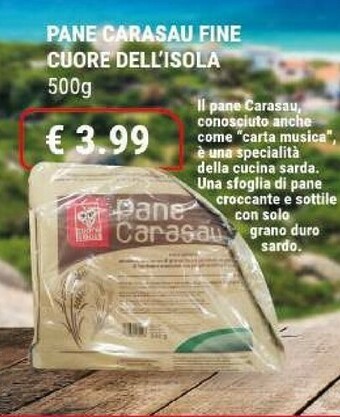 Crai Cuore Dell'isola Pane Carasau Fine offerta