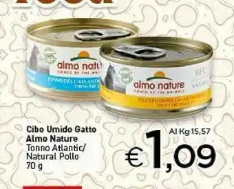 Crai Almo Nature Cibo Umido Gatto Tonno Atlantic offerta