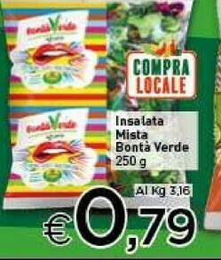 Crai Bonta Verde Insalata Mista offerta