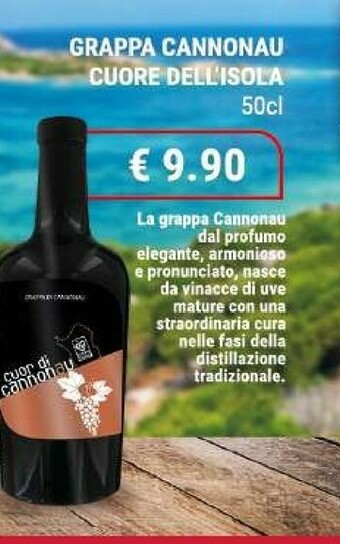Crai Cuore Dell'isola Grappa Cannonau offerta