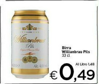 Crai Willianbrau Willianbrau Birra Pils offerta