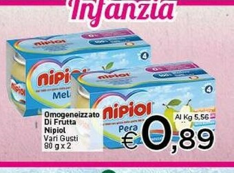 Crai Nipiol Nipiol Omogeneizzato Di Frutta offerta