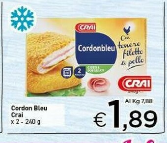 Crai Crai Cordon Bleu offerta
