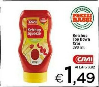 Crai Ketchup offerta