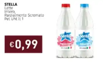 Prezzemolo e Vitale Stella Latte Intero, Parzialmente Scremato Pet Uht 1 lt offerta
