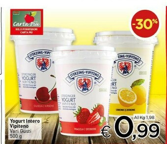 Crai Sterzing-Vipiteno - Yogurt Intero Fragola 500 G(ml) offerta