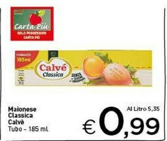 Crai Calvè Calvè - Maionese Classica offerta