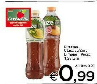 Crai Fuzetea Fuzetea Classico/ Zero Limone offerta