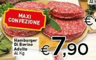 Crai Hamburger Di Bovino Adulto offerta