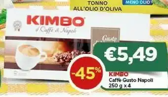 Crai Kimbo Caffè Gusto Napoli offerta