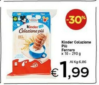 Crai Ferrero Ferrero - Kinder Colazione Più 290 g(ml) offerta