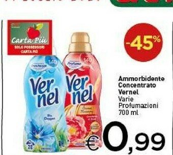 Vernel Vernel Ammorbidente Concentrato