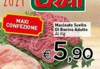 Crai Crai Macinato Scelto Di Bovino Adulto offerta