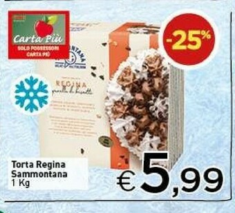 Crai Sammontana Torta Gelato Regina 1000 G(ml) offerta