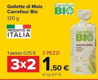 Carrefour Gallette di mais offerta