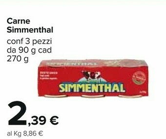 Carrefour Simmenthal Carne 270 G offerta