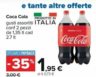 Carrefour Coca Cola Coca cola zero offerta