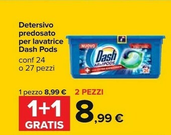 Carrefour Dash Detersivo lavatrice offerta