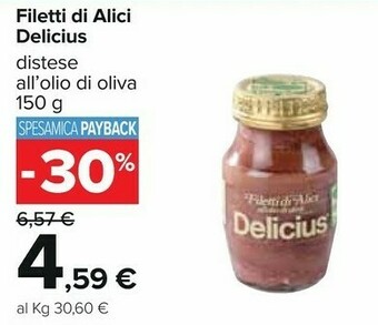 Carrefour Delicius Alici offerta
