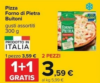 Carrefour Buitoni Pizza Margherita Forno Di Pietra 300 G offerta