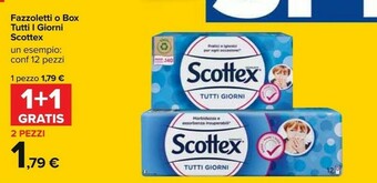 Carrefour Scottex Fazzoletti offerta