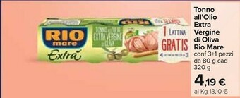 Carrefour Rio Mare Tonno Rio mare offerta